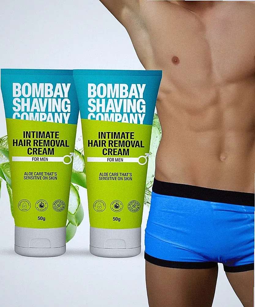 Bombay Shaving Company Intimate Hair Removal Cream pack of 2 - 50g