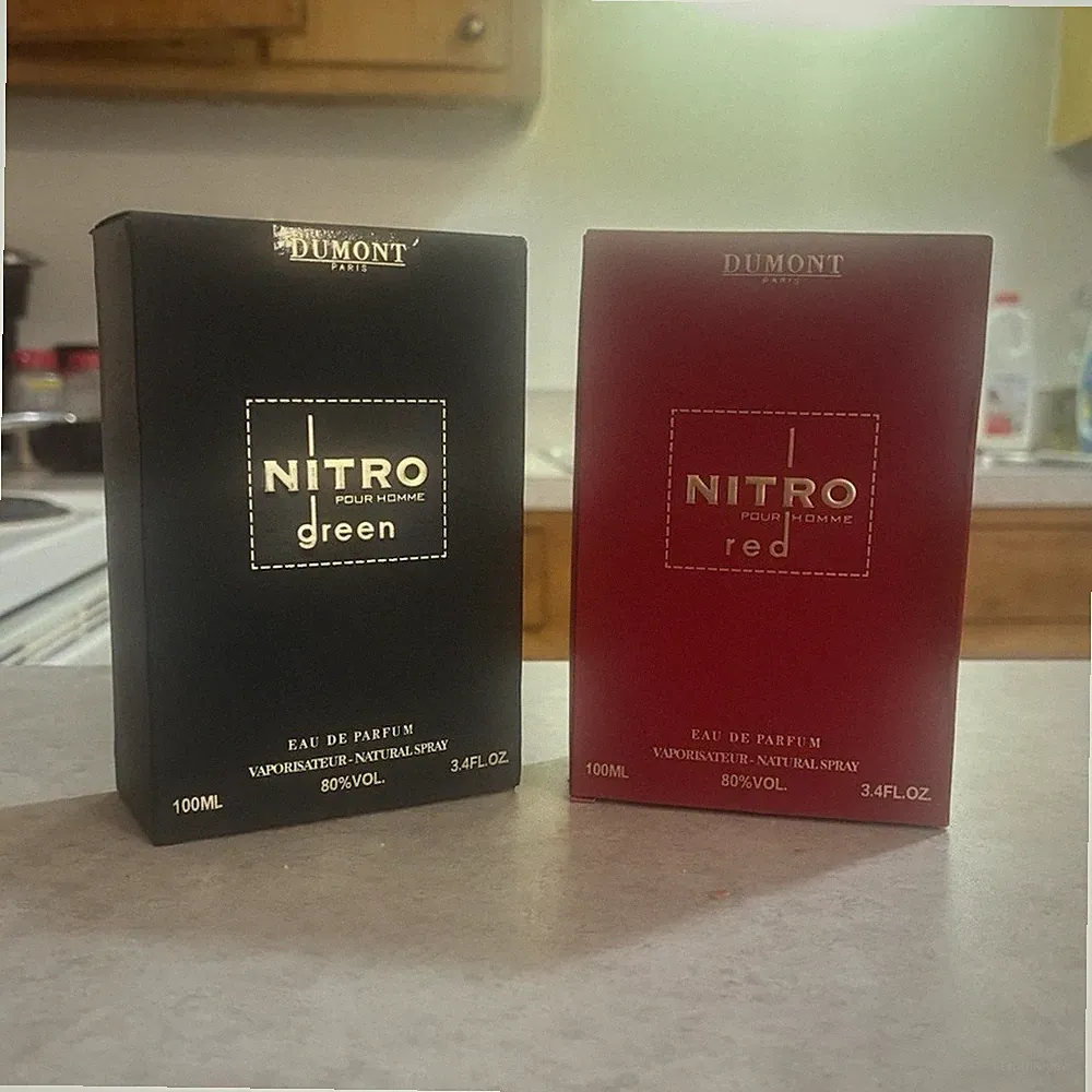 Dumont Nitro Green & Nitro Red Eau De Parfum 100ml 3.4oz Fragrance