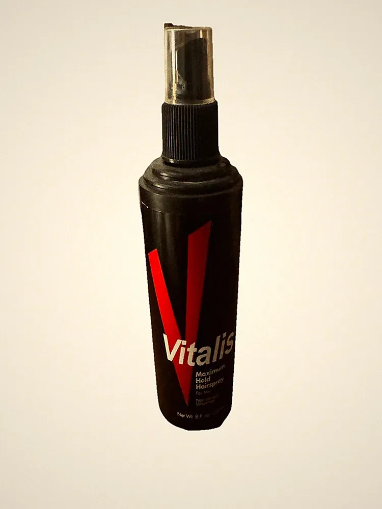 Vitalis Maximum Hold Hairspray For Men Non-Aerosol Unscented Styling Hair Spray